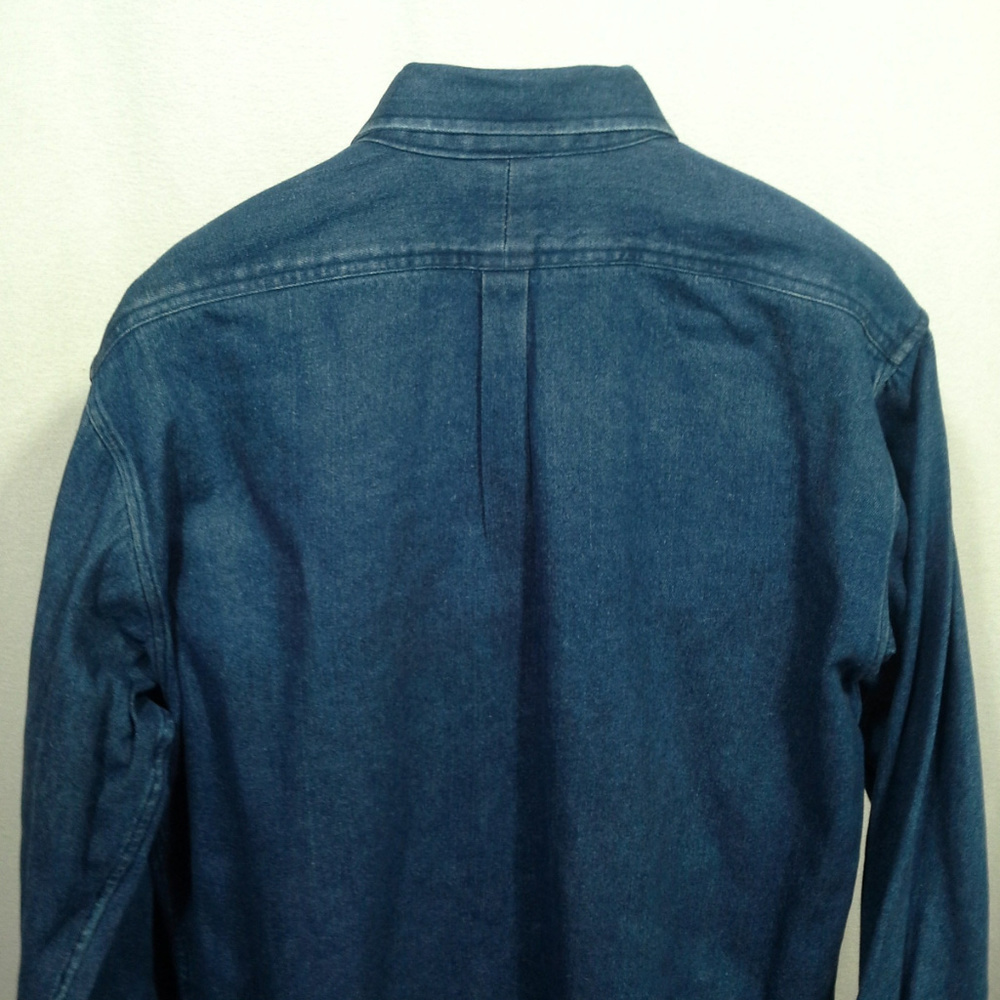 Hard Rock Café Stockholm shirt Size L Denim Blue - Picture 2 of 8